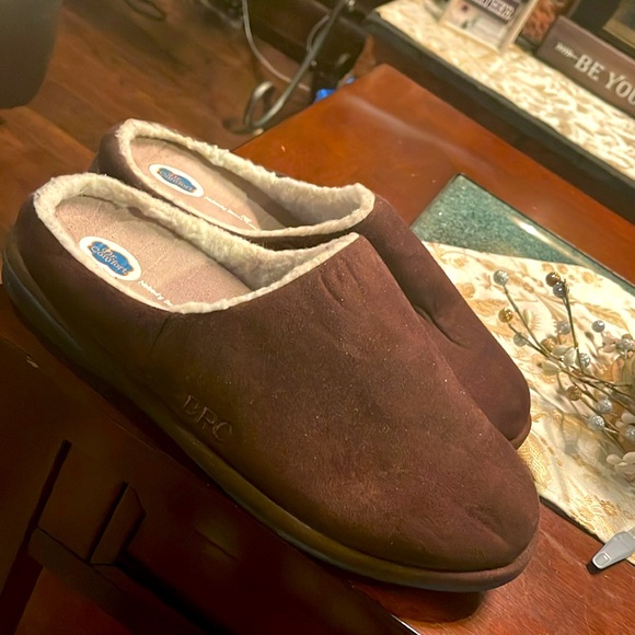 Dr. Comfort Brown Slip On Lounge Shoes Mens Size 12 - Picture 6 of 11